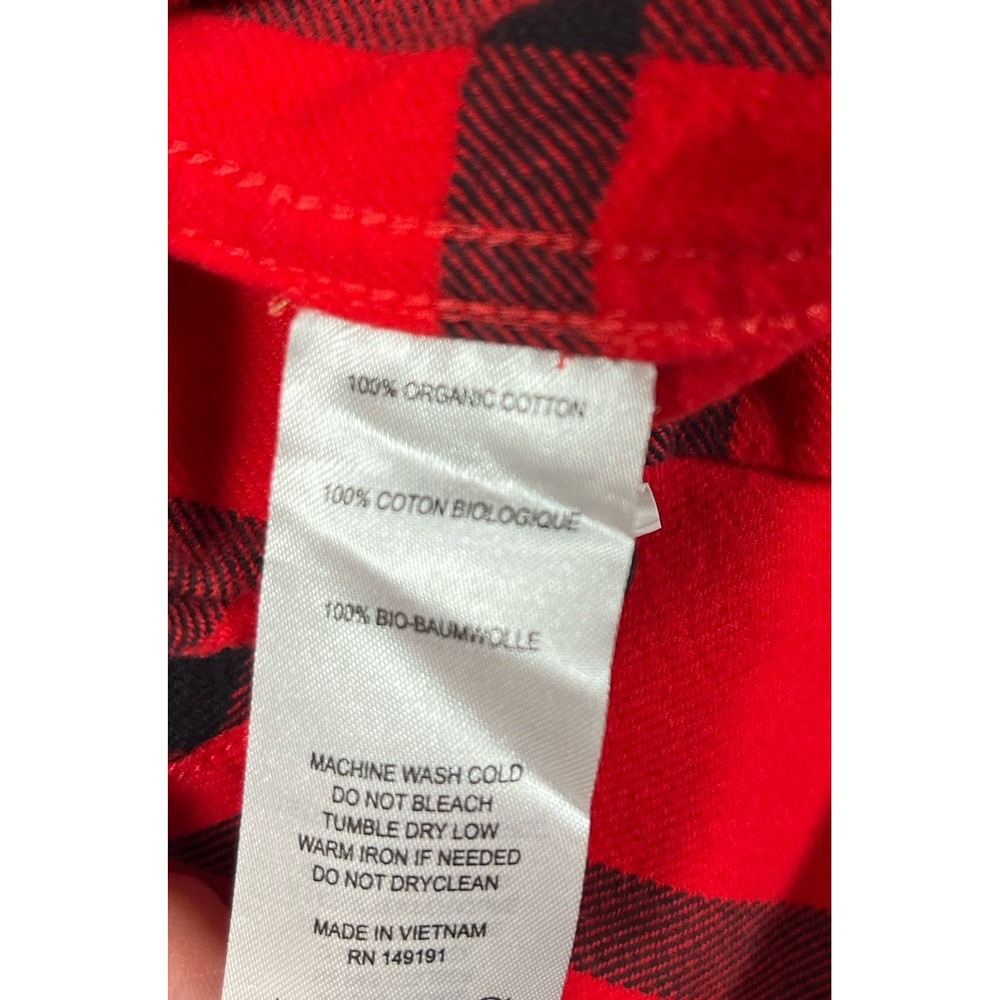 Topo Designs Mens Large Mountain Shirt Heavyweight Organic Cotton Flannel Plaid - Picture 5 of 8